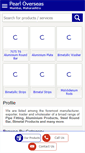 Mobile Screenshot of pearl-overseas.com